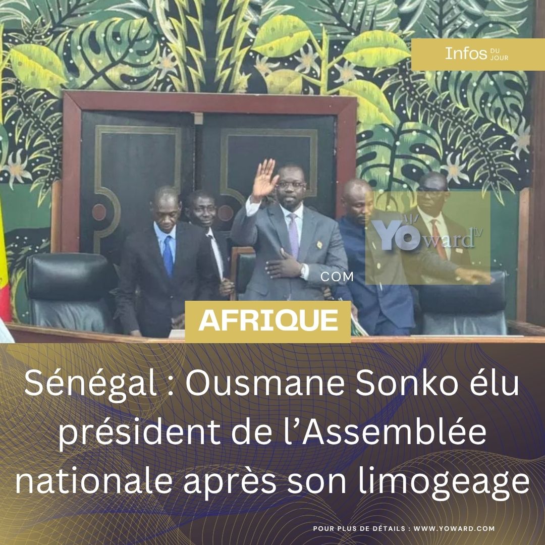 Sénégal : Ousmane Sonko élu président de l’Assemblée nationale après son limogeage