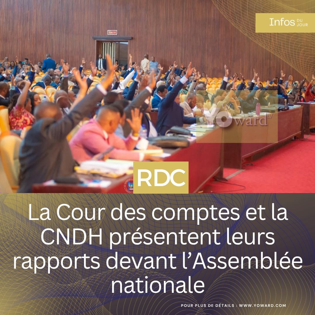 Le président de l'Assemblée nationale, Aimé Boji Sangara, présidant la plénière lors de la présentation des rapports de la Cour des comptes et de la CNDH.