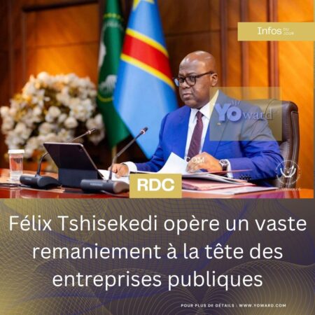RDC : Félix Tshisekedi opère un vaste remaniement à la tête des entreprises publiques