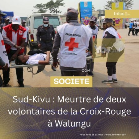 Sud-Kivu : Meurtre de deux volontaires de la Croix-Rouge à Walungu