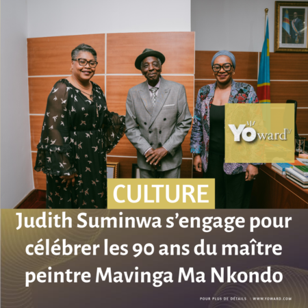 Culture : Judith Suminwa s’engage pour célébrer les 90 ans du maître peintre Mavinga Ma Nkondo