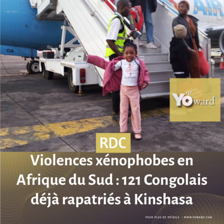 Violences xénophobes en Afrique du Sud : 121 Congolais déjà rapatriés à Kinshasa