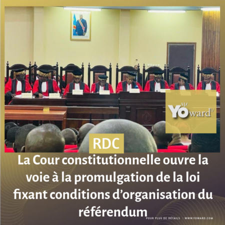 La Cour constitutionnelle ouvre la voie à la promulgation de la loi fixant conditions d’organisation du référendum