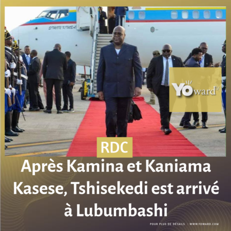 Après Kamina et Kaniama Kasese, Tshisekedi est arrivé à Lubumbashi