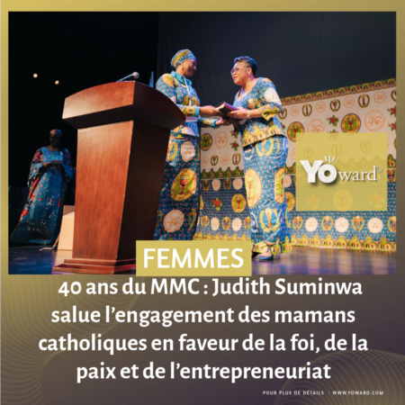 40 ans du MMC : Judith Suminwa salue l’engagement des mamans catholiques en faveur de la foi, de la paix et de l’entrepreneuriat