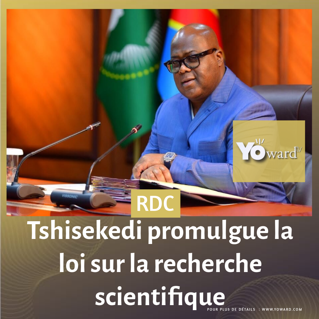 RDC : Tshisekedi promulgue la loi sur la recherche scientifique