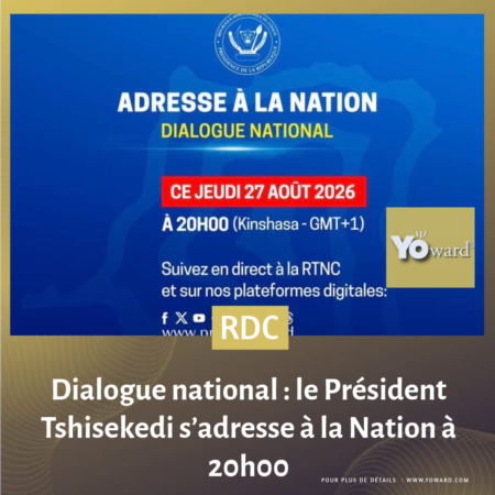 Dialogue national : le Président Tshisekedi s’adresse à la Nation à 20h00