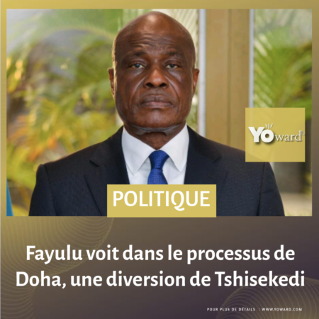 Fayulu voit dans le processus de Doha, une diversion de Tshisekedi