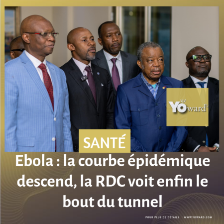 Ebola : la courbe épidémique descend, la RDC voit enfin le bout du tunnel