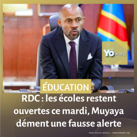 RDC : les écoles restent ouvertes ce mardi, Muyaya dément une fausse alerte