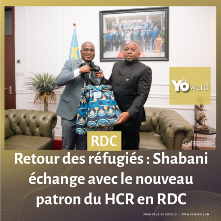Retour des réfugiés : Shabani échange avec le nouveau patron du HCR en RDC