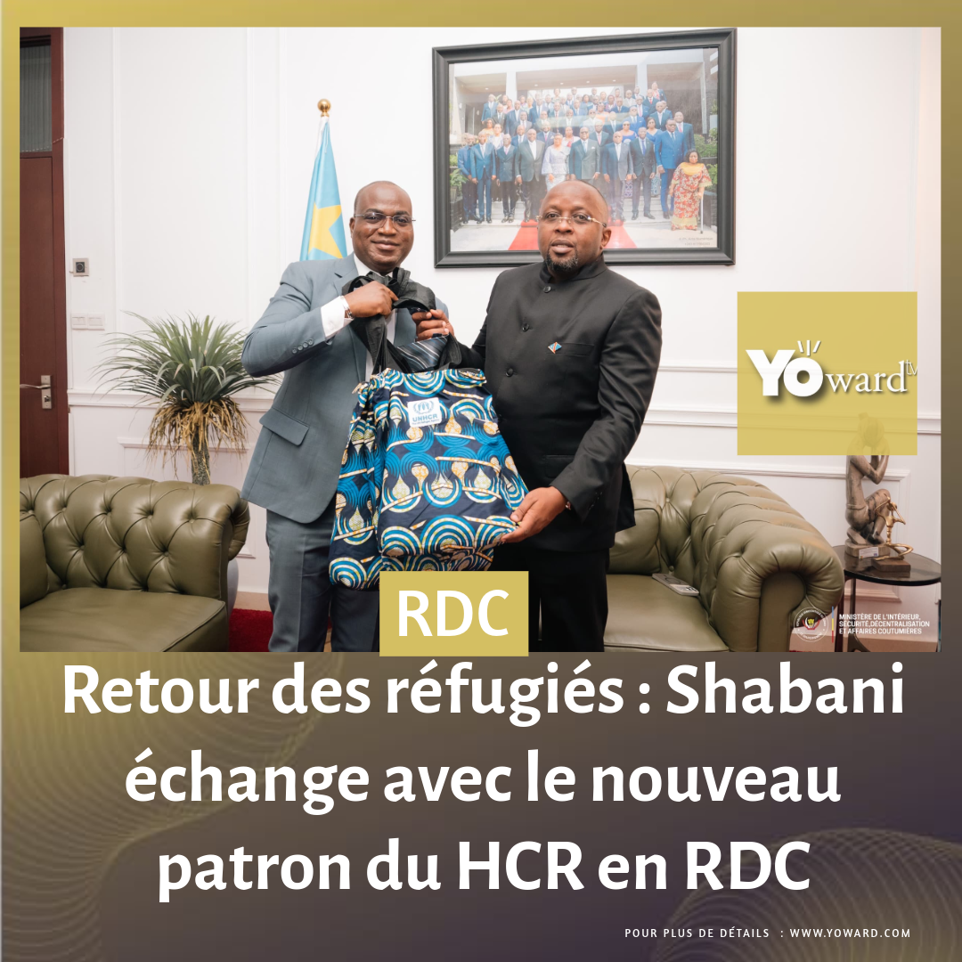 Retour des réfugiés : Shabani échange avec le nouveau patron du HCR en RDC
