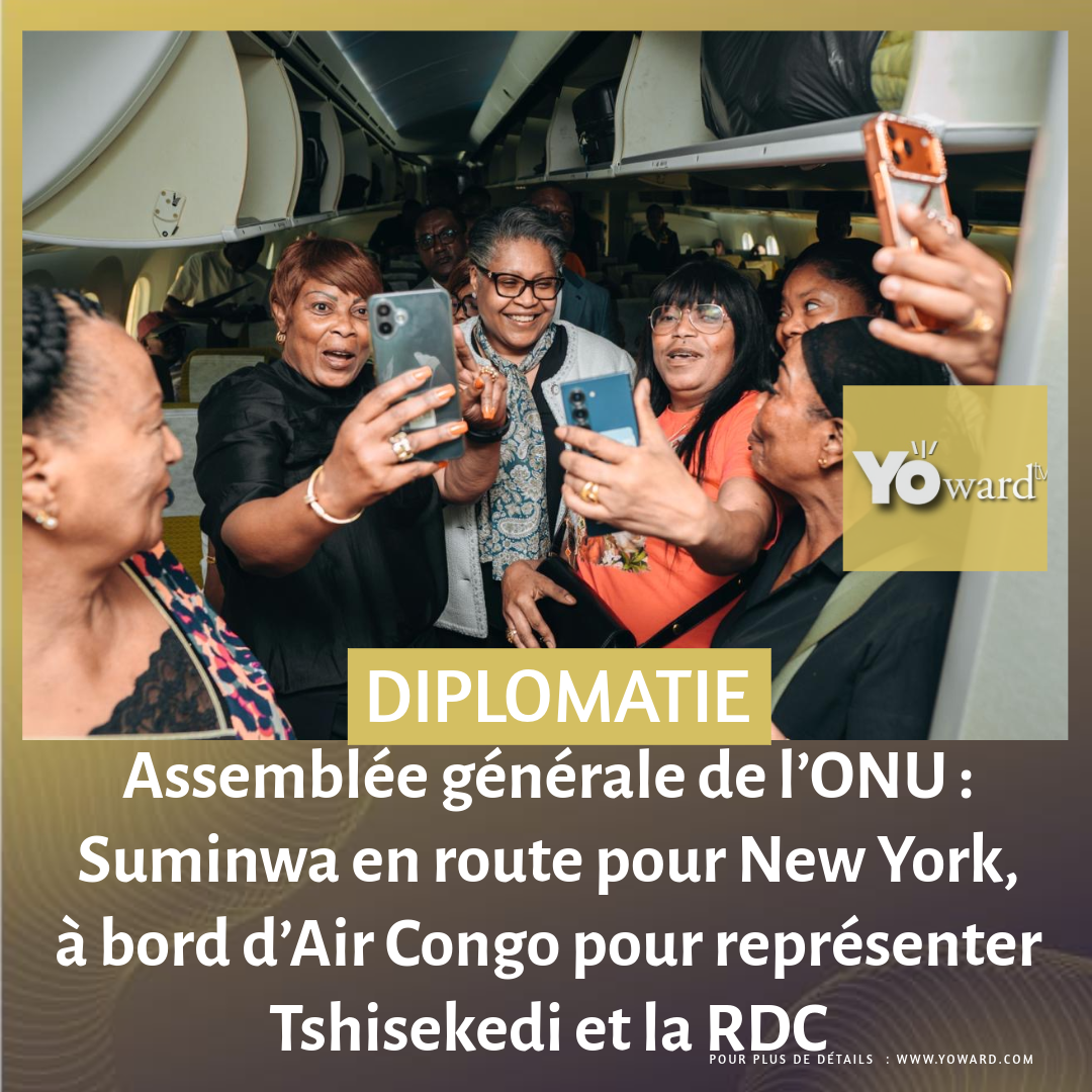 Assemblée générale de l’ONU : Suminwa en route pour New York, à bord d’Air Congo pour représenter Tshisekedi et la RDC