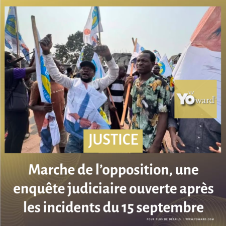 Marche de l’opposition, une enquête judiciaire ouverte après les incidents du 15 septembre