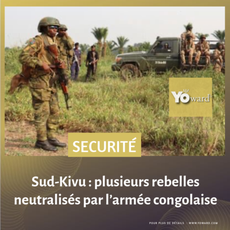 Sud-Kivu : plusieurs rebelles neutralisés par l’armée congolaise