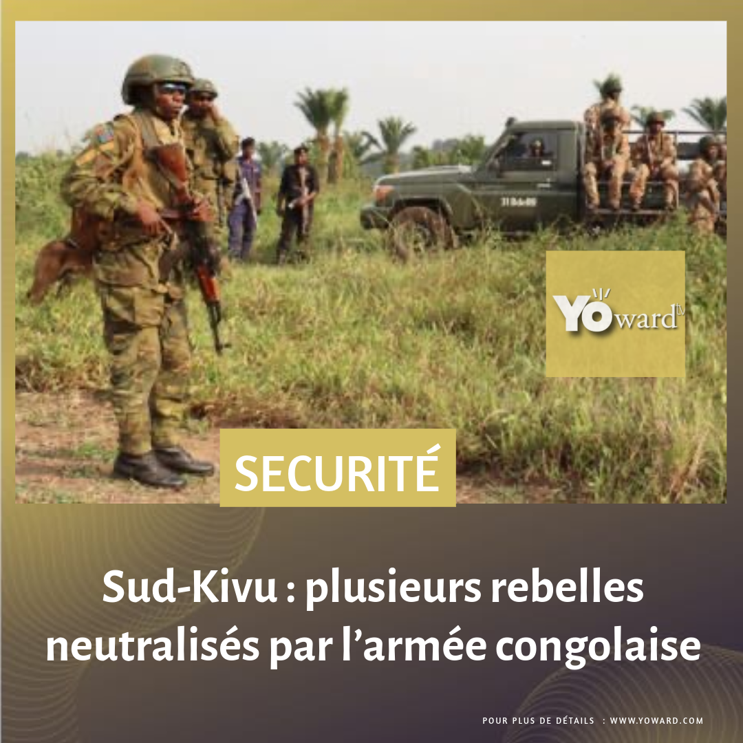 Sud-Kivu : plusieurs rebelles neutralisés par l’armée congolaise
