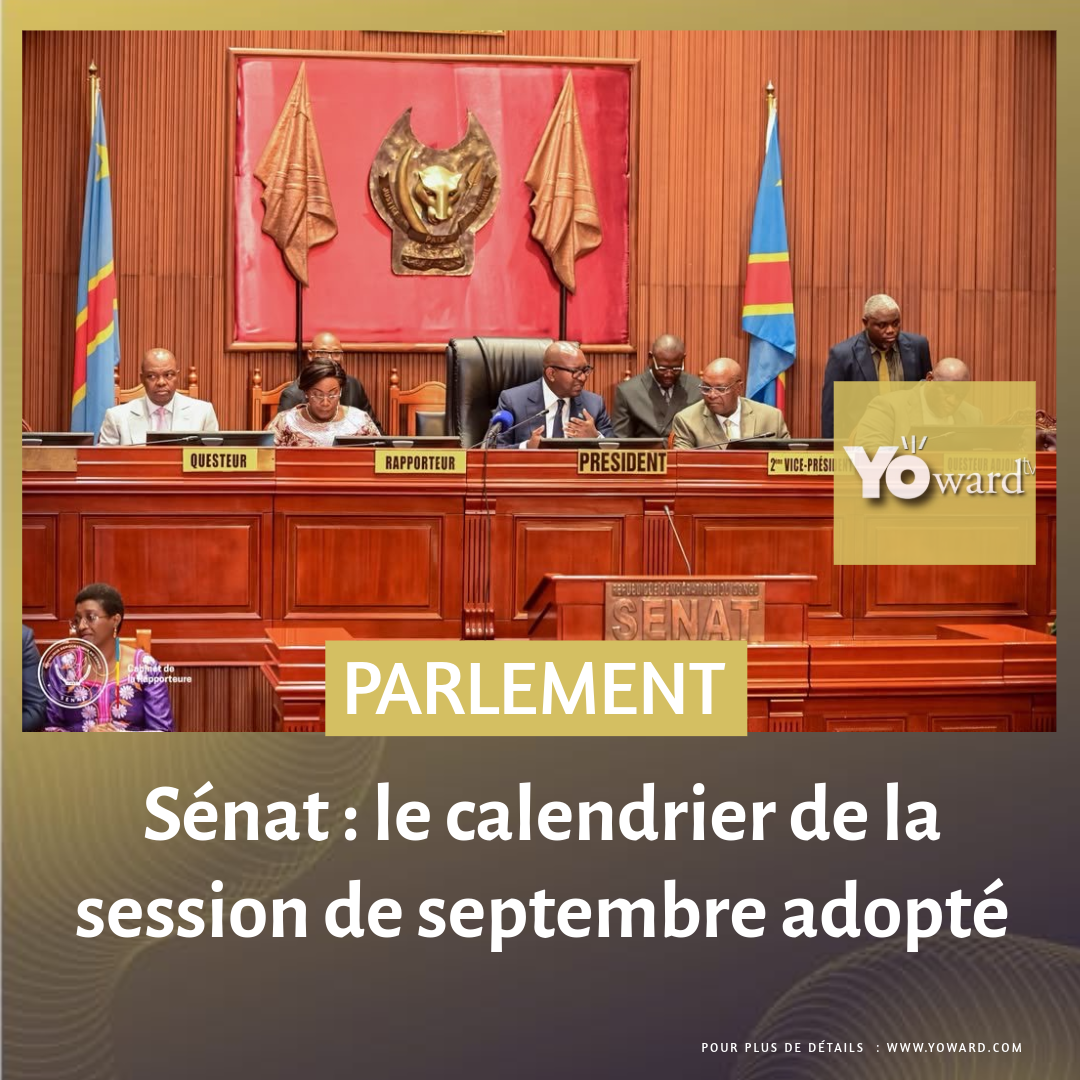 Sénat : le calendrier de la session de septembre adopté