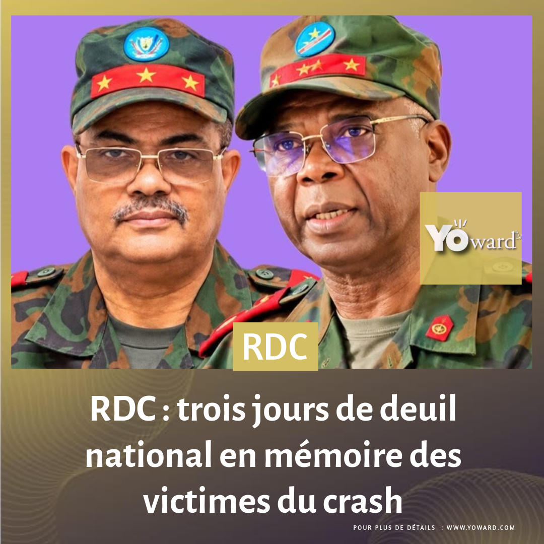 RDC : trois jours de deuil national en mémoire des victimes du crash