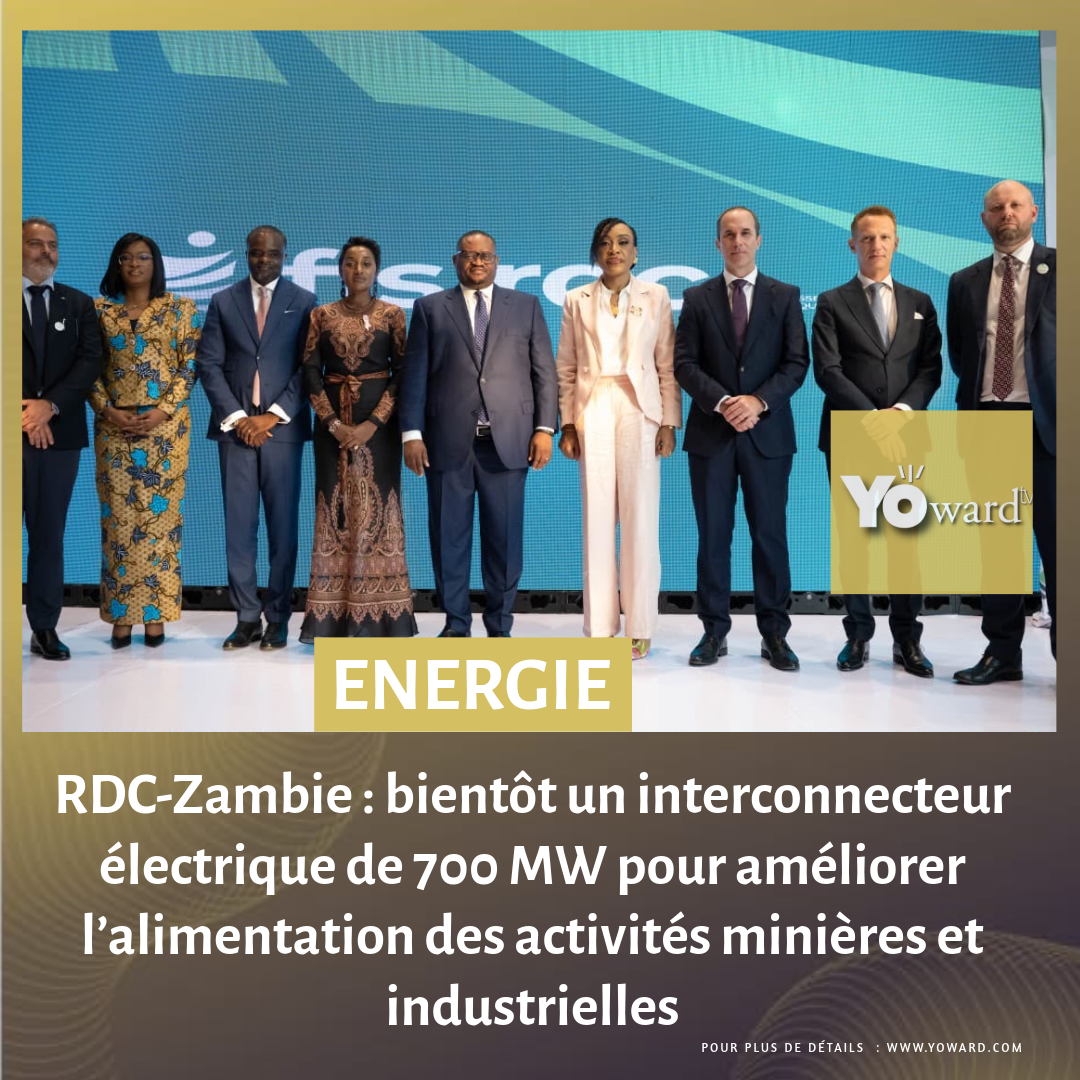 RDC-Zambie : bientôt un interconnecteur électrique de 700 MW pour améliorer l’alimentation des activités minières et industrielles 