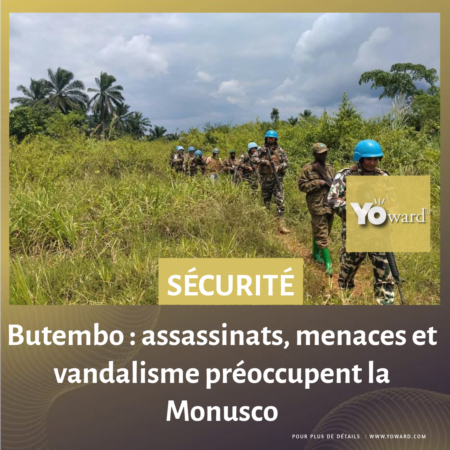 Butembo : assassinats, menaces et vandalisme préoccupent la Monusco