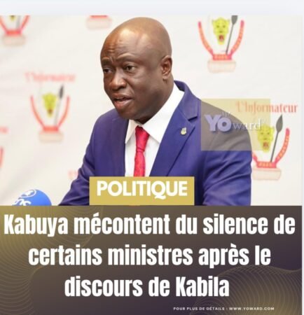 Kabuya mécontent du silence de certains ministres après le discours de Kabila
