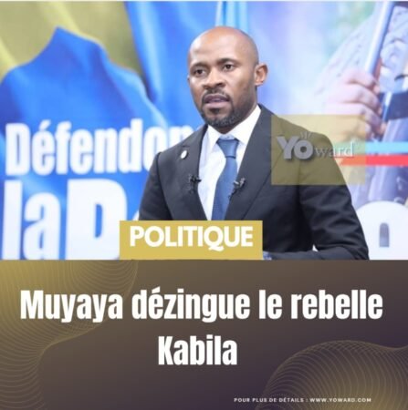 Muyaya dézingue le rebelle Kabila