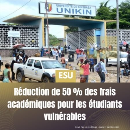 ESU : réduction de 50 % des frais académiques pour les étudiants vulnérables
